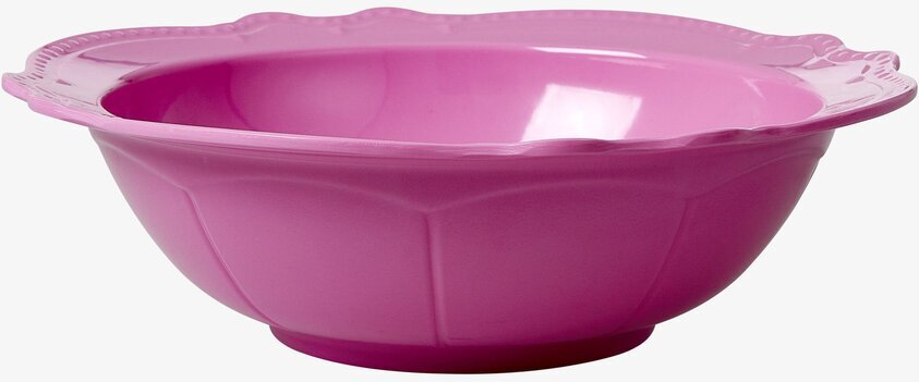 Salladsskål Mörkrosa från Rice mot vit bakgrund