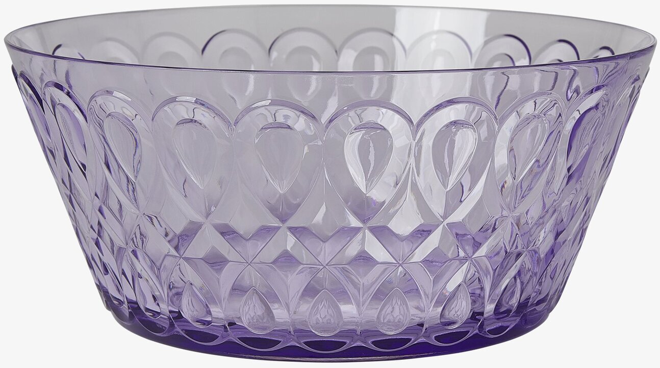 Serveringsskål Swirly Lavender från Rice i livfull lavendelfärg