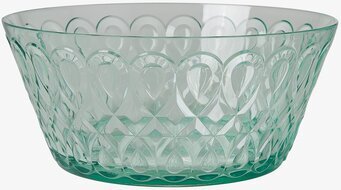 Serveringsskål Swirly Grön från Rice på vit bakgrund