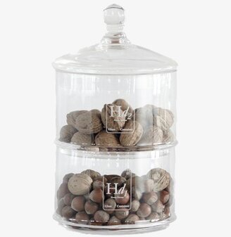 Storage Dubbel från House Doctor, stapelbara glasbehållare