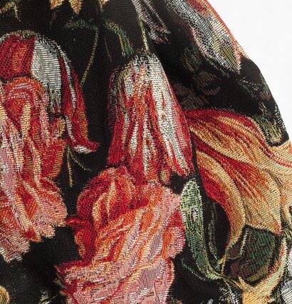 Bordslampa Nineta från Skitso med färgstarkt blommönster