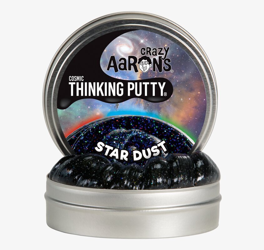 Cosmic Star Dust från Crazy Aarons Thinking Putty i burk