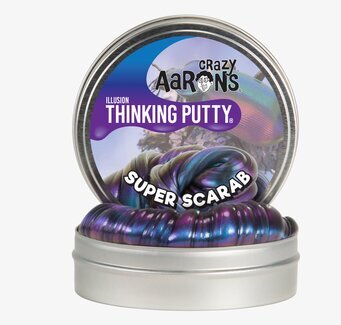 Illusion Super Scarab från Crazy Aarons Thinking Putty i burk