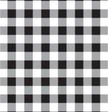 Disktrasa Ruta Svart från La Shelf med grafiskt rutmönster