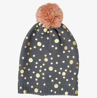 Mössa Grå - Rice från varumärket Rice med gyllene prickar