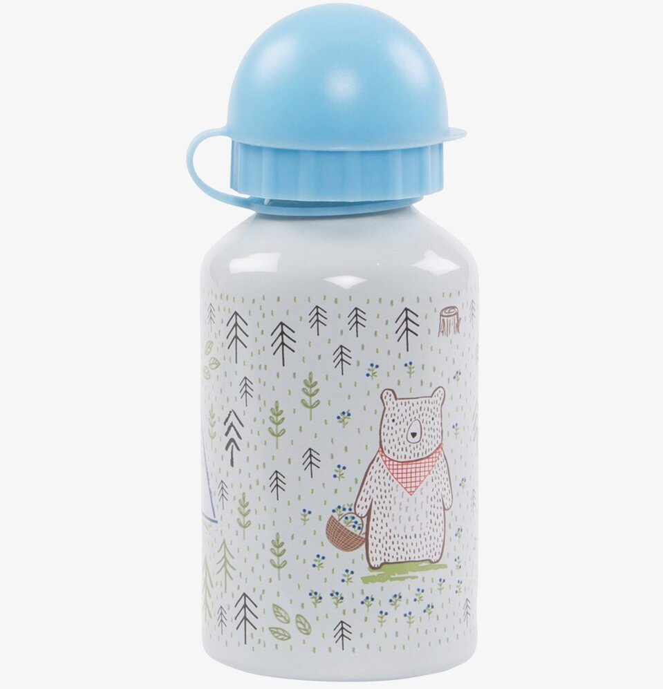 Vattenflaska Bear Camp från Sass & Belle med skogstema