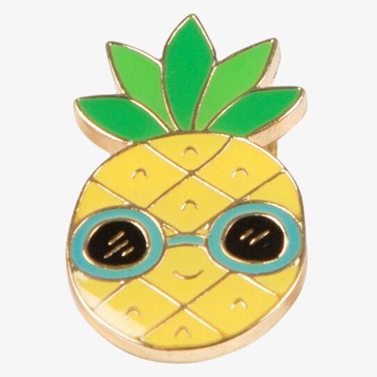 Pineapple -Pin Fashion från Sass & Belle, lekfull ananasnål