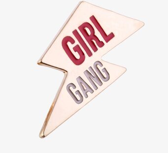 Girl Gang - Pin Fashion Sass & Belle Pins för kläder och väskor