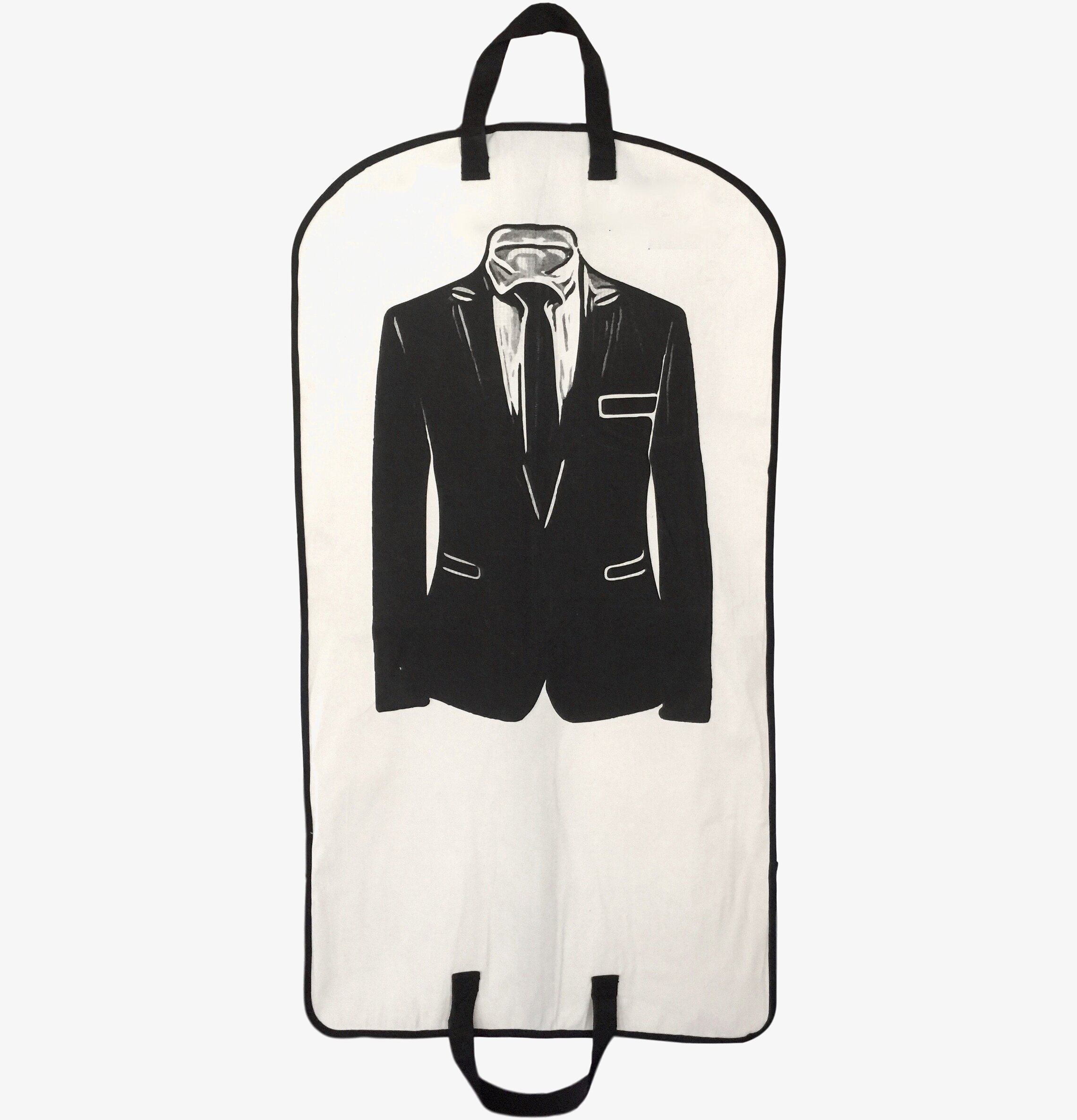 Klädöverdrag Kostym från Bag All med elegant kostymmotiv