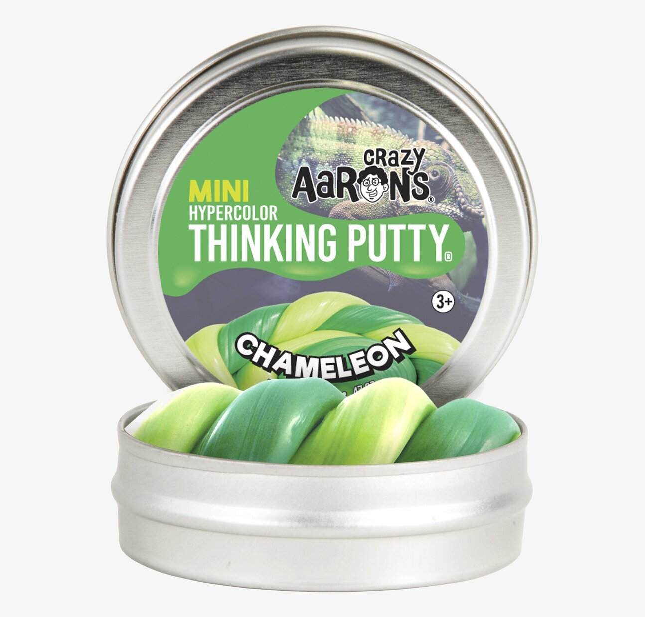 Crazy Aarons Thinking Putty Chameleon i metallburk