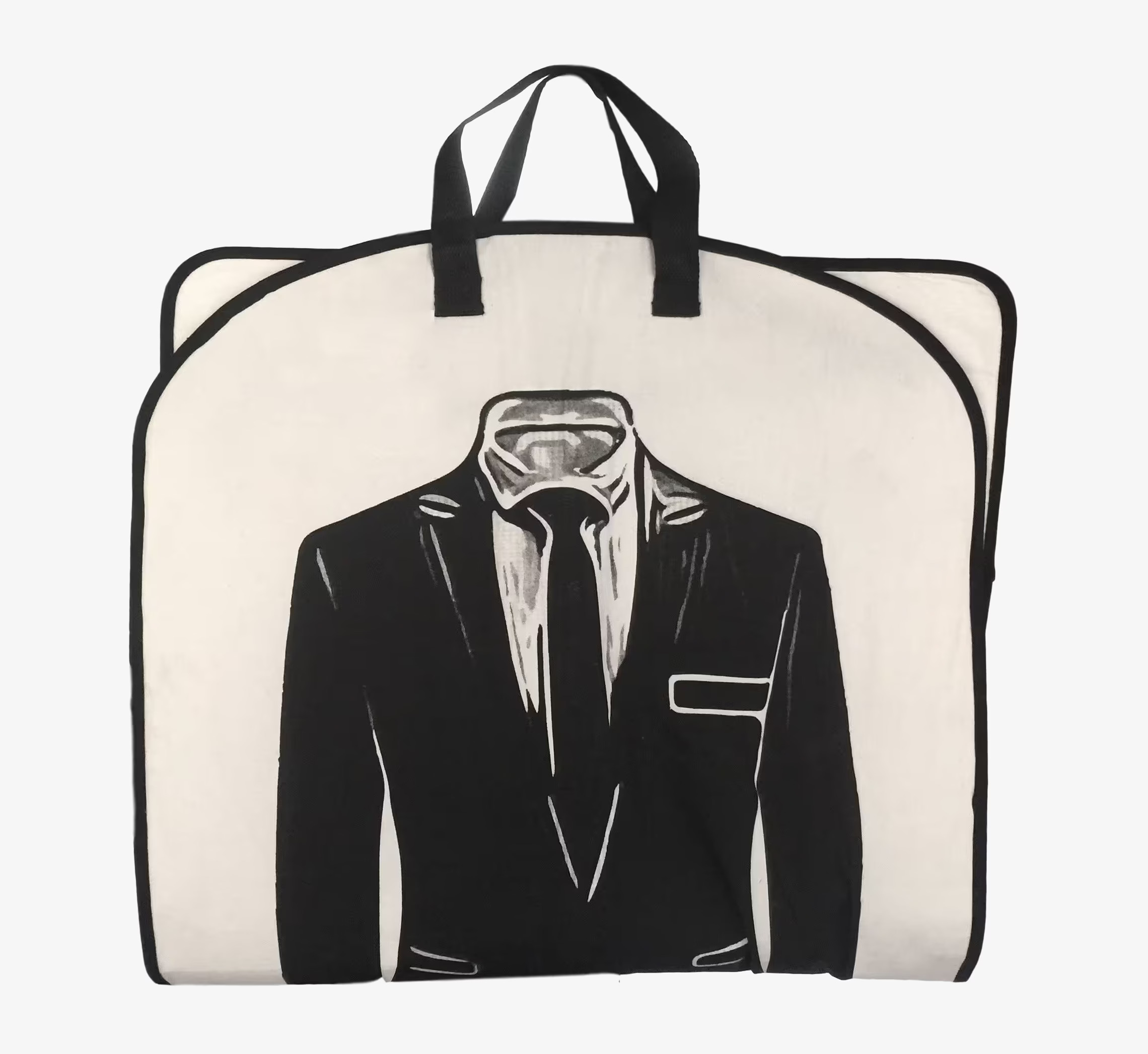 Klädöverdrag Kostym från Bag All med elegant kostymtryck