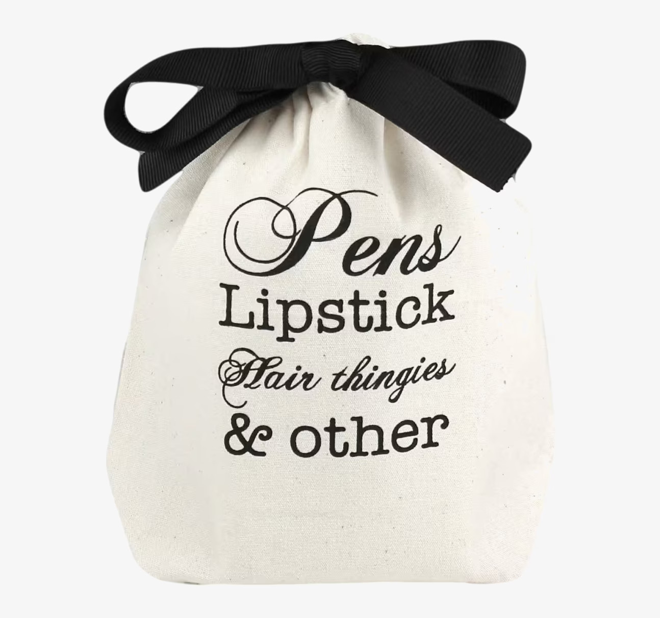 Förvaringspåse Pens & Lipstick från Bag All i beige canvas