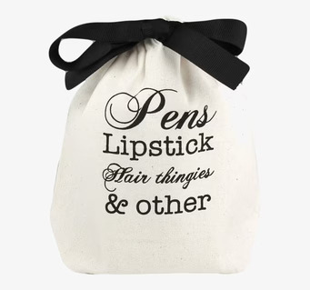 Förvaringspåse Pens & Lipstick från Bag All i beige canvas