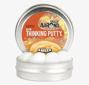 Amber - Glow In The Dark från Crazy Aarons Thinking Putty