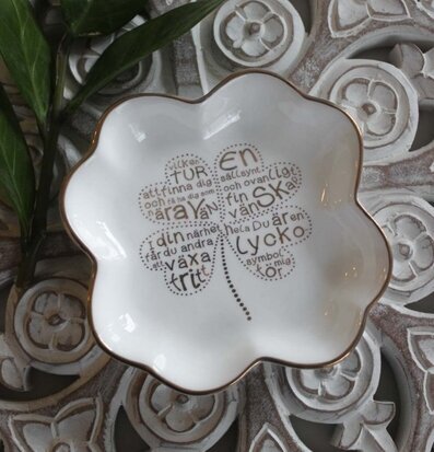 Minifat Vänskap Guld från Majas Cottage med guldlinje