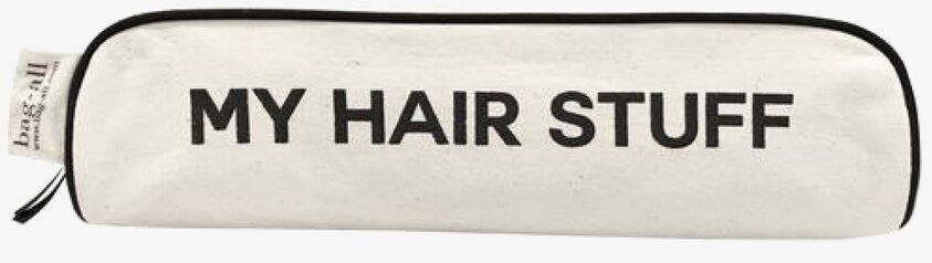 Förvaringspåse Hair Stuff från Bag All i naturfärgad bomull