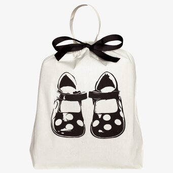 Förvaringspåse Barnskor från Bag All med tryckt illustration