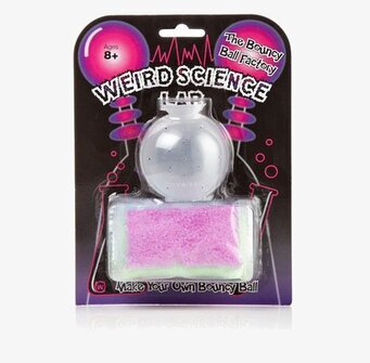 Gör en egen studsboll från Worldwide co med färgglad förpackning