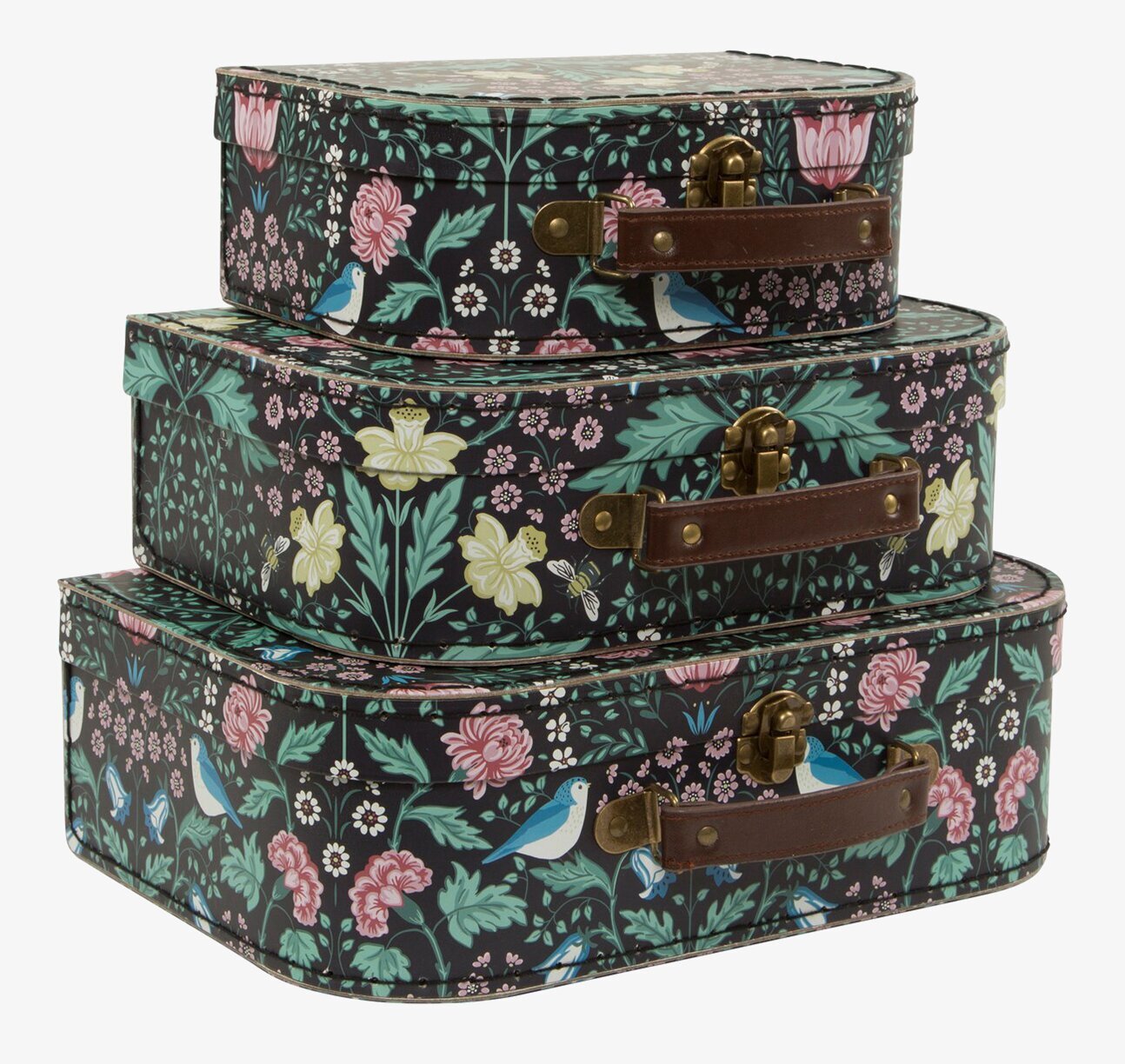 Väskor - Midnight Garden från Sass & Belle i tre storlekar