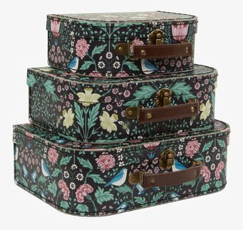 Väskor - Midnight Garden från Sass & Belle i tre storlekar