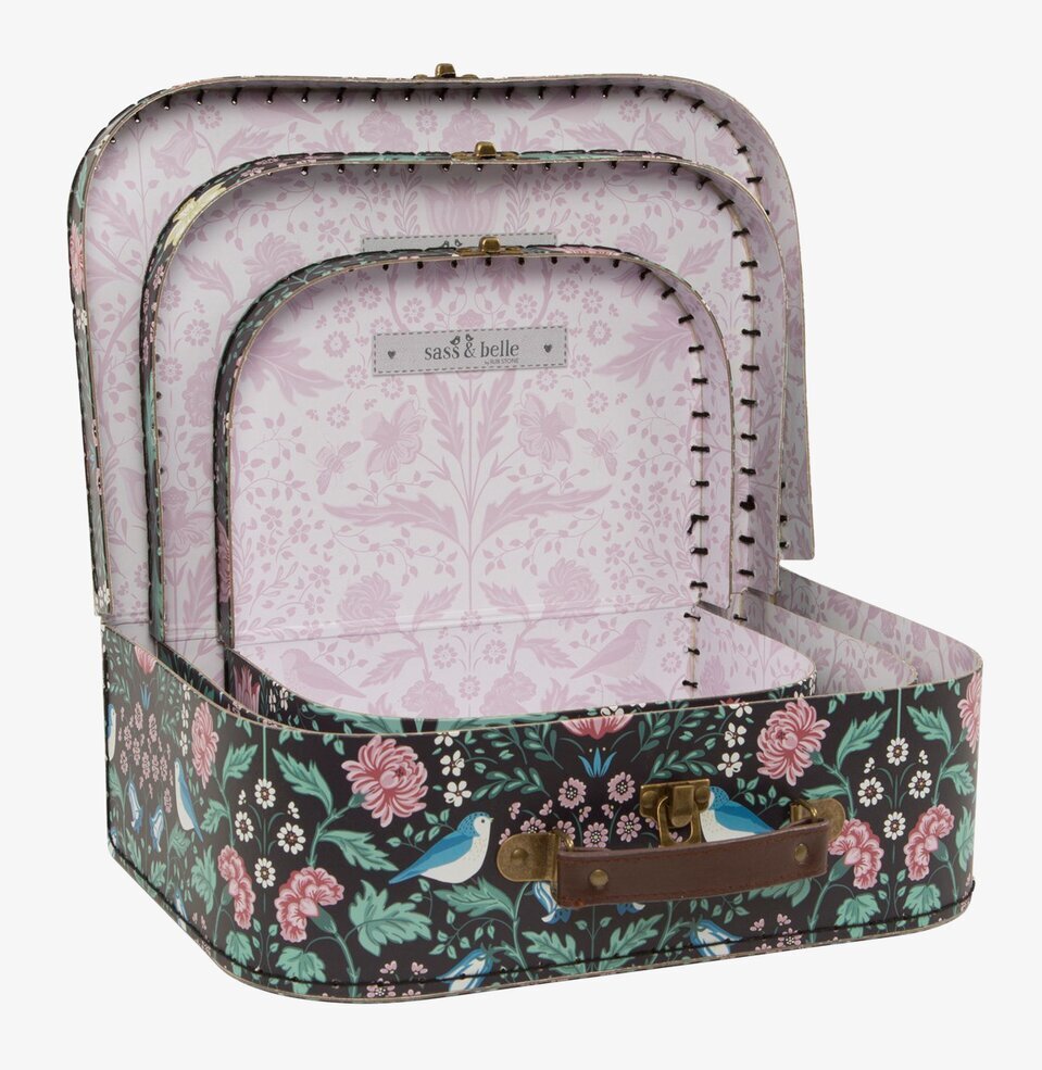 Väskor - Midnight Garden från Sass & Belle, set om tre