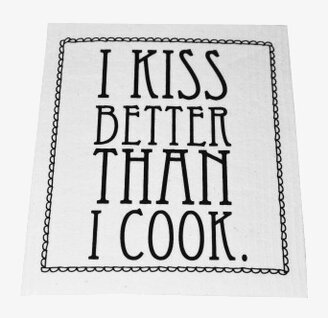 Disktrasa I Kiss Better från La Shelf med humoristisk text