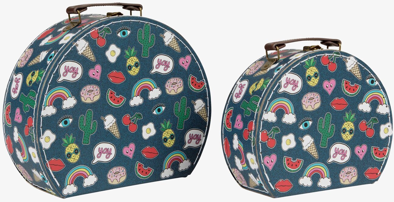 Väskor - Patches & Pins från Sass & Belle med livliga mönster