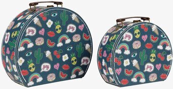 Väskor - Patches & Pins från Sass & Belle med livliga mönster