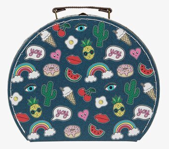 Väskor - Patches & Pins från Sass & Belle med färgglada motiv