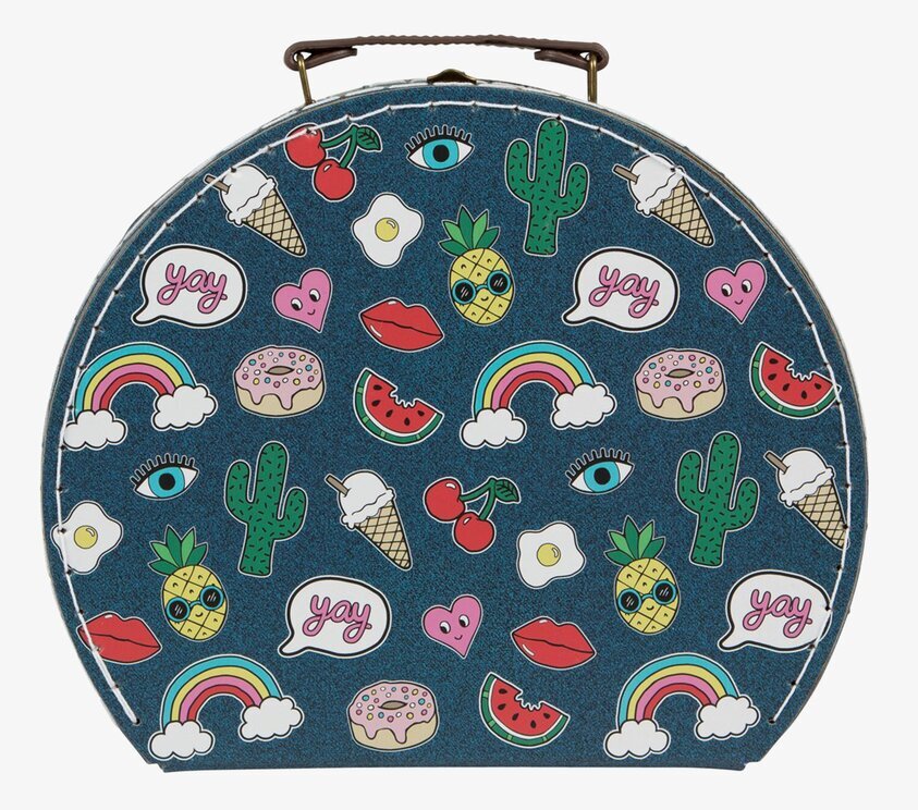 Väskor - Patches & Pins från Sass & Belle med färgglada motiv