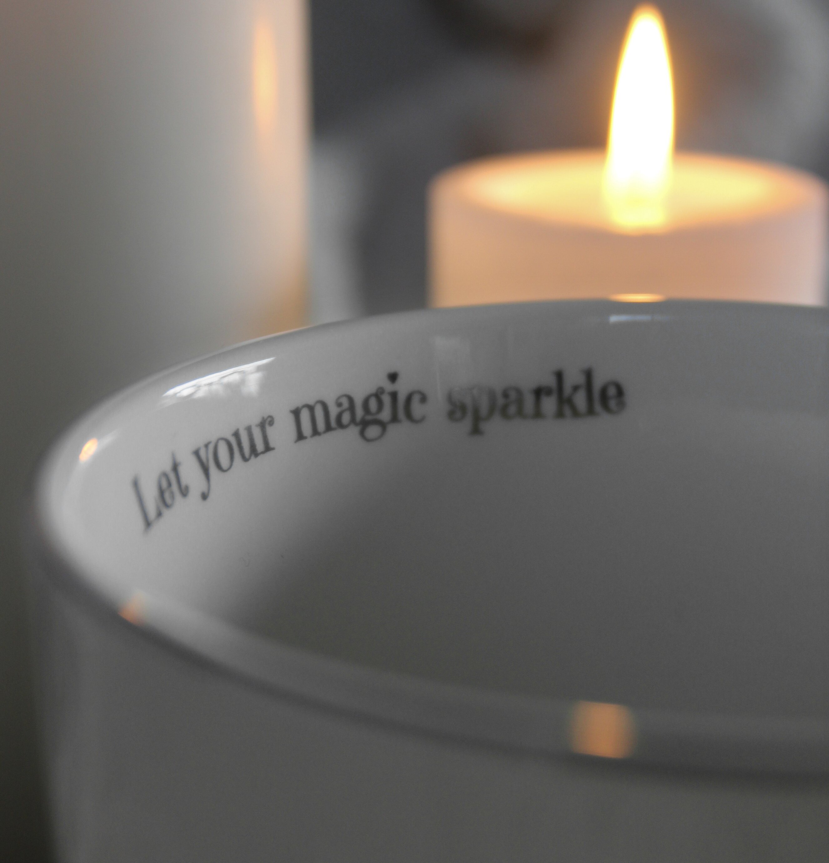 Mugg Unicorn från Majas Cottage med texten Let your magic sparkle