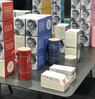 Mugg Astrid Lindgren Citat Lila från Design House Stockholm
