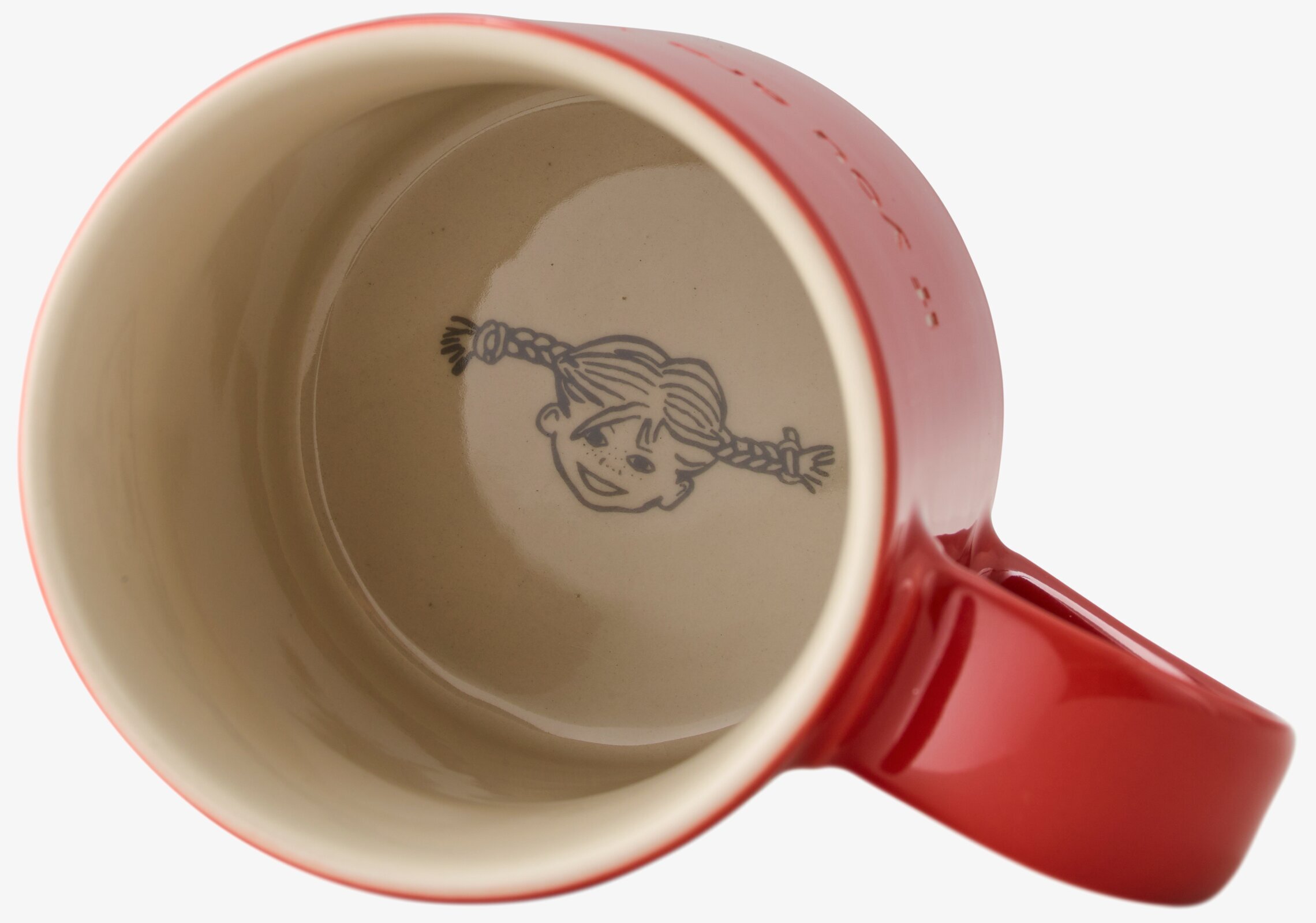 Mugg Astrid Lindgren Citat Röd från Design House Stockholm