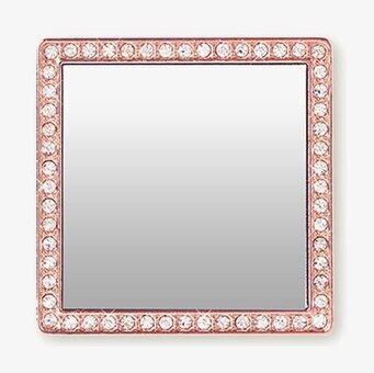 Phone Mirror - Rose Gold Crystals från iDecoz med kristaller