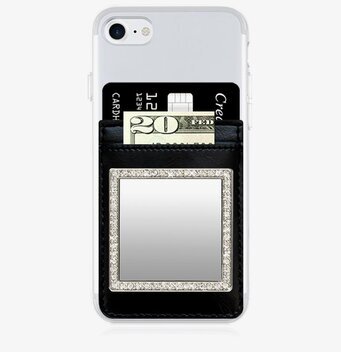 Phone Pocket - Black från iDecoz med kort och spegel