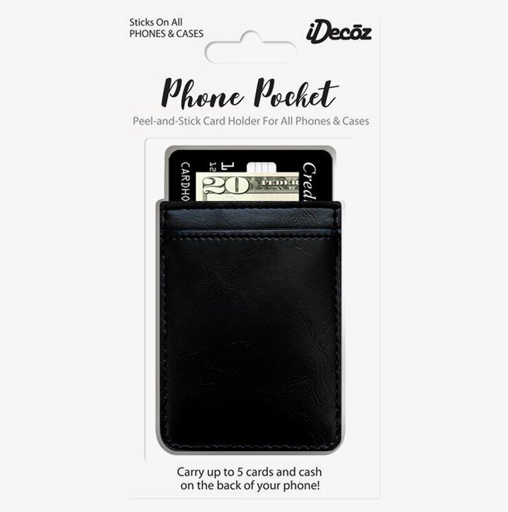 Phone Pocket - Black från iDecoz, kort- och kontanthållare