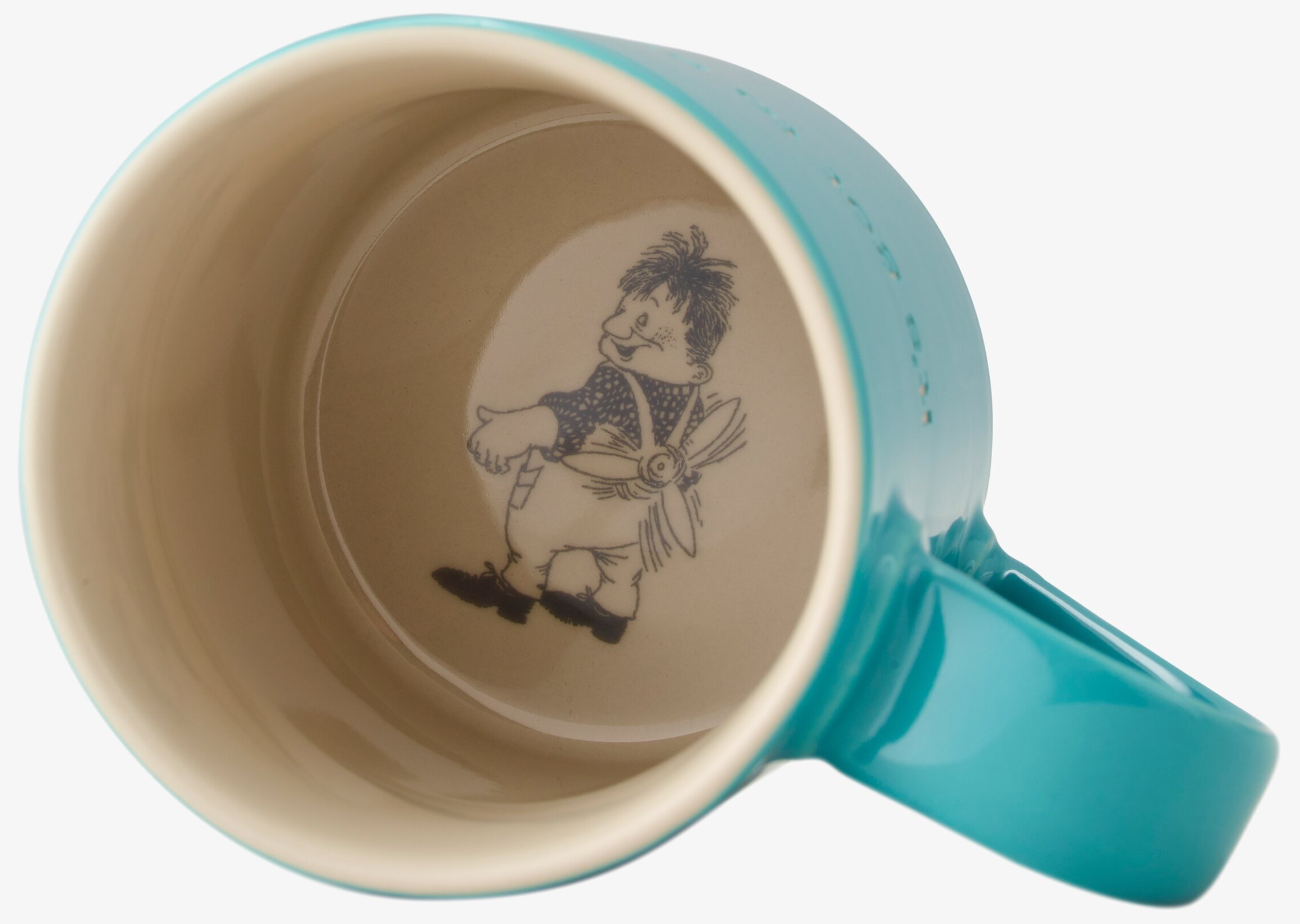 Mugg Astrid Lindgren Citat Turkos från Design House Stockholm