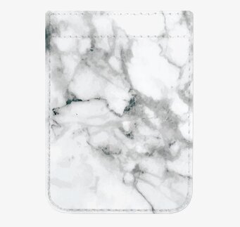 Phone Pocket - White Marble från iDecoz med marmormönster