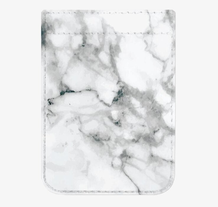 Phone Pocket - White Marble från iDecoz med marmormönster