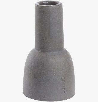 Ljusstake Stengods Mörkgrå från Ernst, tidlös och stilren