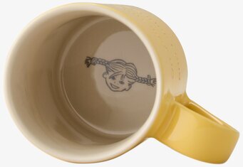 Mugg Astrid Lindgren Citat Gul från Design House Stockholm