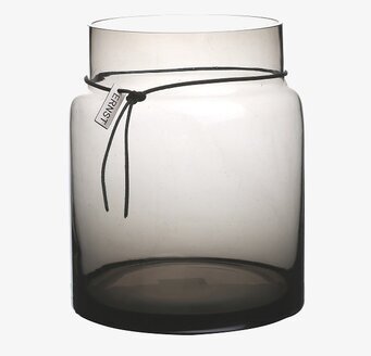 Glasvas Rund Rökgrå från Ernst på neutral bakgrund