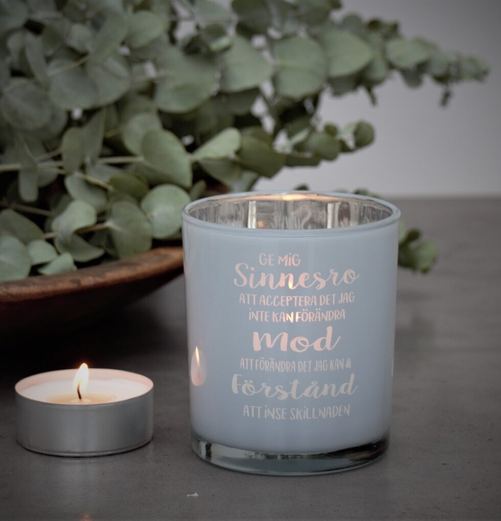 Ljuslykta - Sinnesro från Majas Cottage på polerad yta