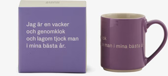 Mugg Astrid Lindgren Citat Lila från Design House Stockholm