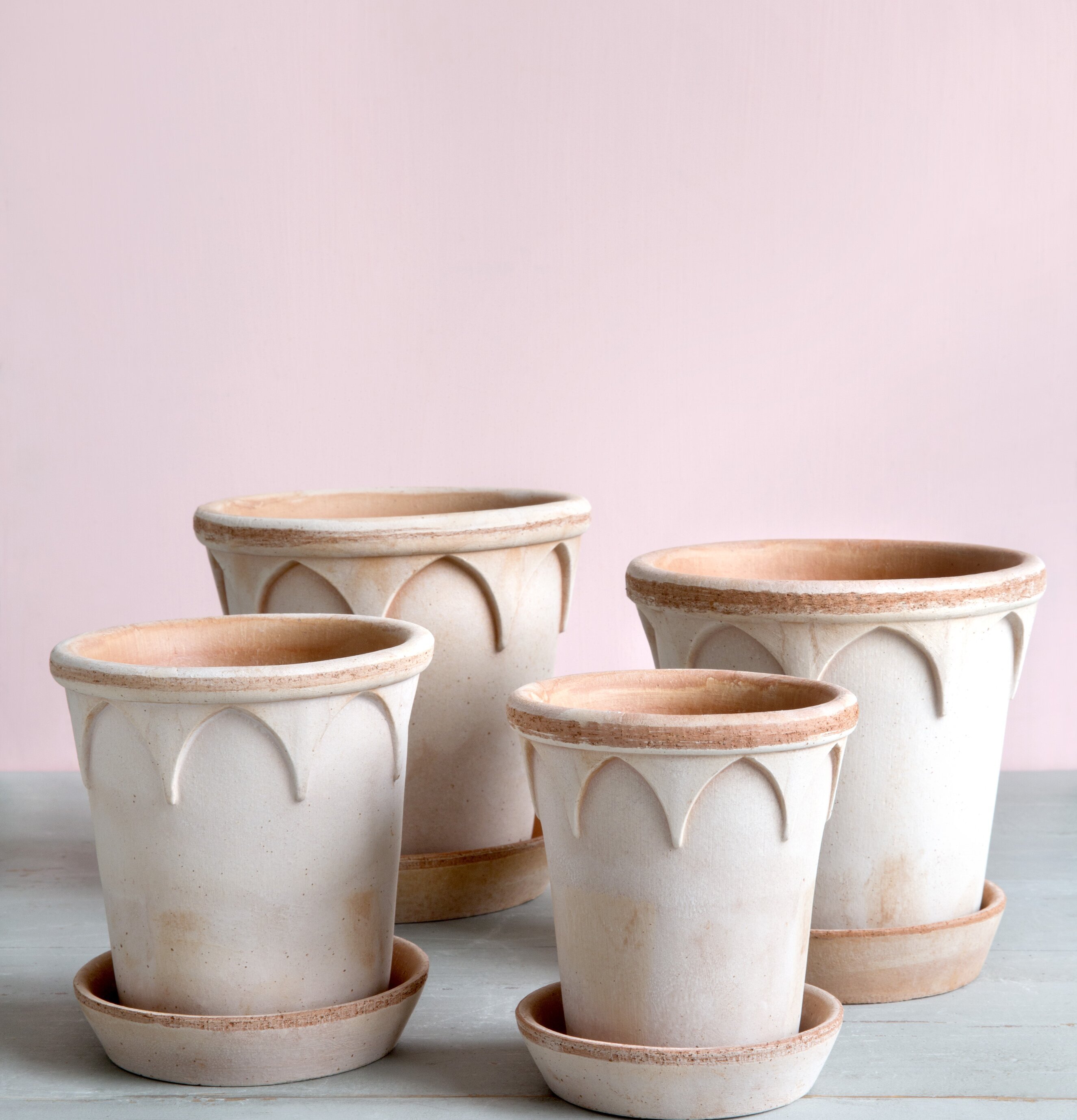 Blomkruka Elizabeth Rose från Bergs Potter i olika storlekar