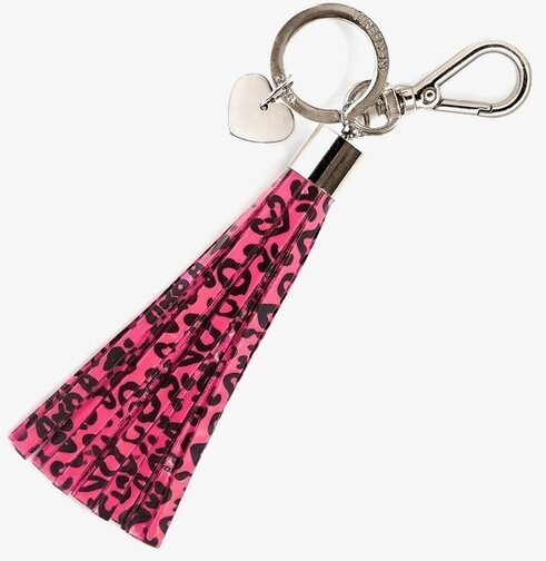 Reflextofs Leopard Print Neonrosa från Firefly på vit bakgrund