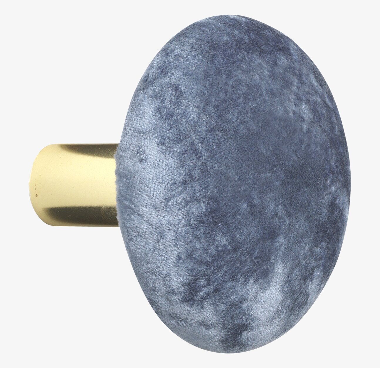 Knopp Sammet Sea L från Cozy Living i blå sammet och mässing