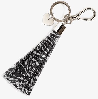 Reflextofs Zebra Svart från Firefly med reflekterande remsor