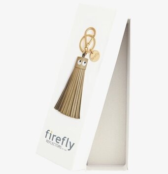 Mjuk Reflextofs Dusty Rose från Firefly med guldklämma