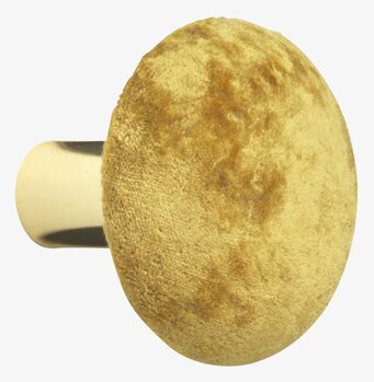 Knopp Sammet Curry M från Cozy Living i sammet och metall